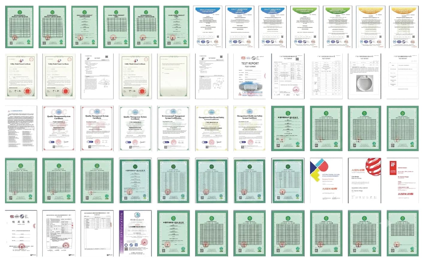 ใบรับรองและรายงานผลทดสอบของโรงงานผู้ผลิตเฟอร์นิเจอร์สำนักงาน PROGETTO